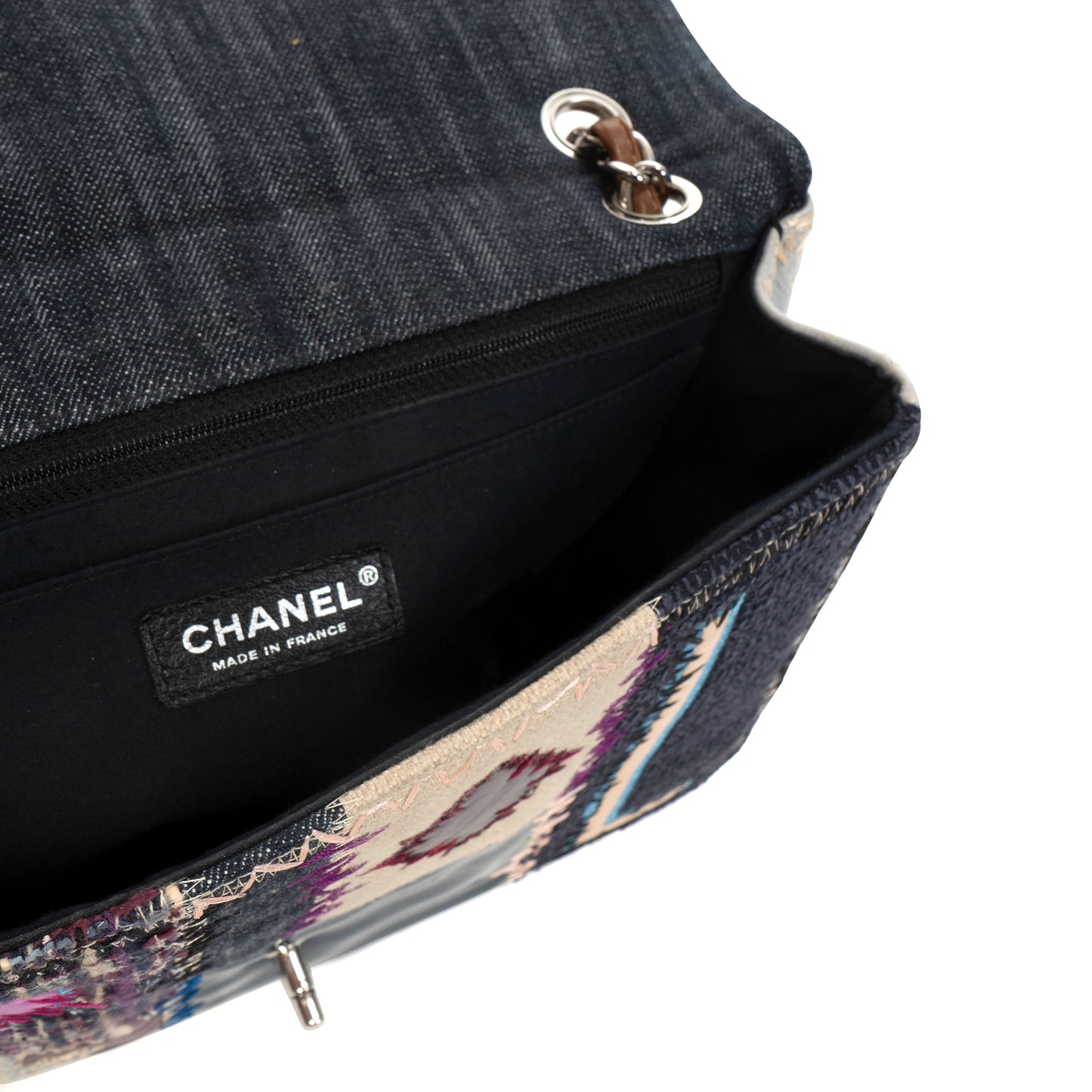 Chanel Resort 2011 Multicolour Patchwork Classic Flap Jumbo Bag