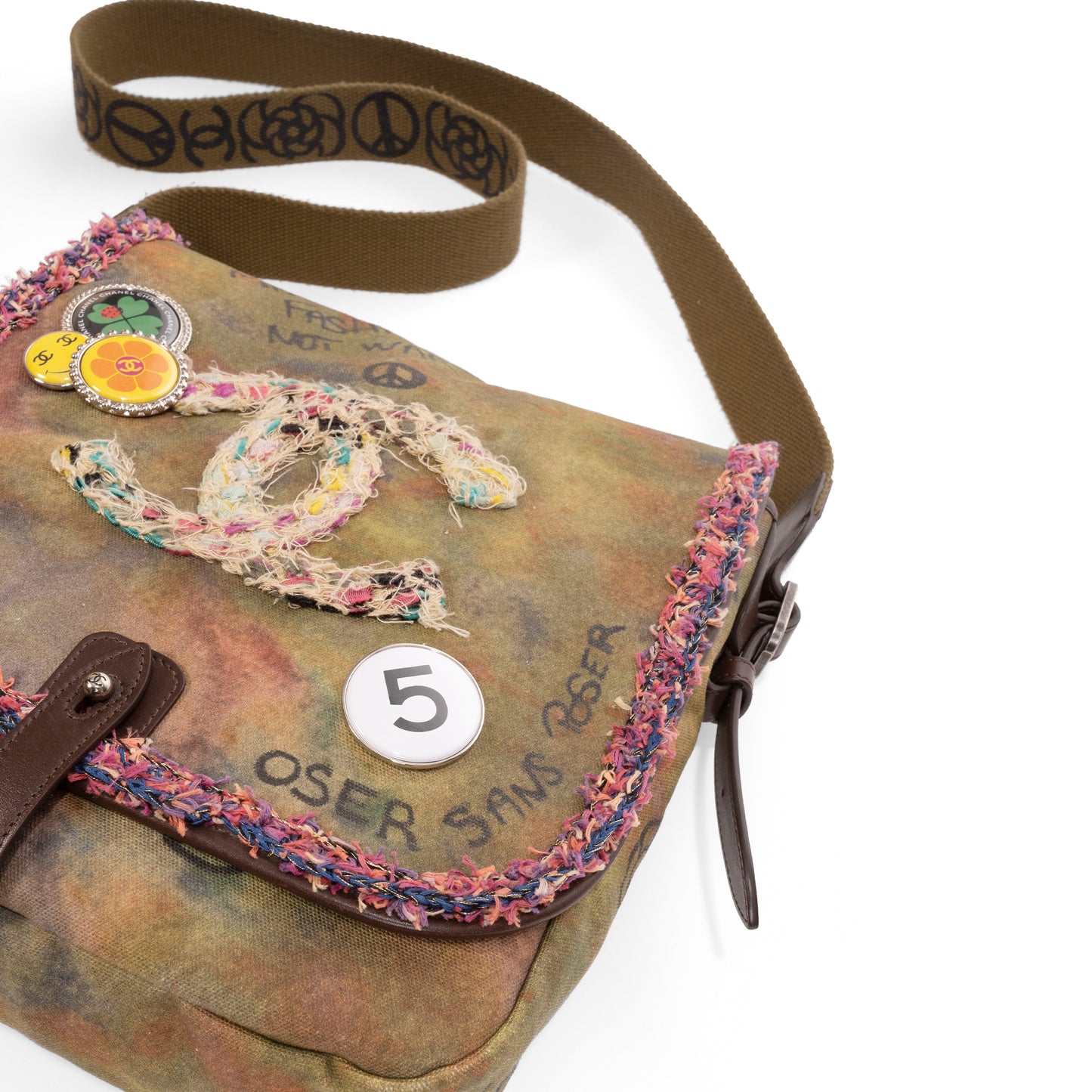 Chanel SS2015 Pavement Graffiti Messenger Bag