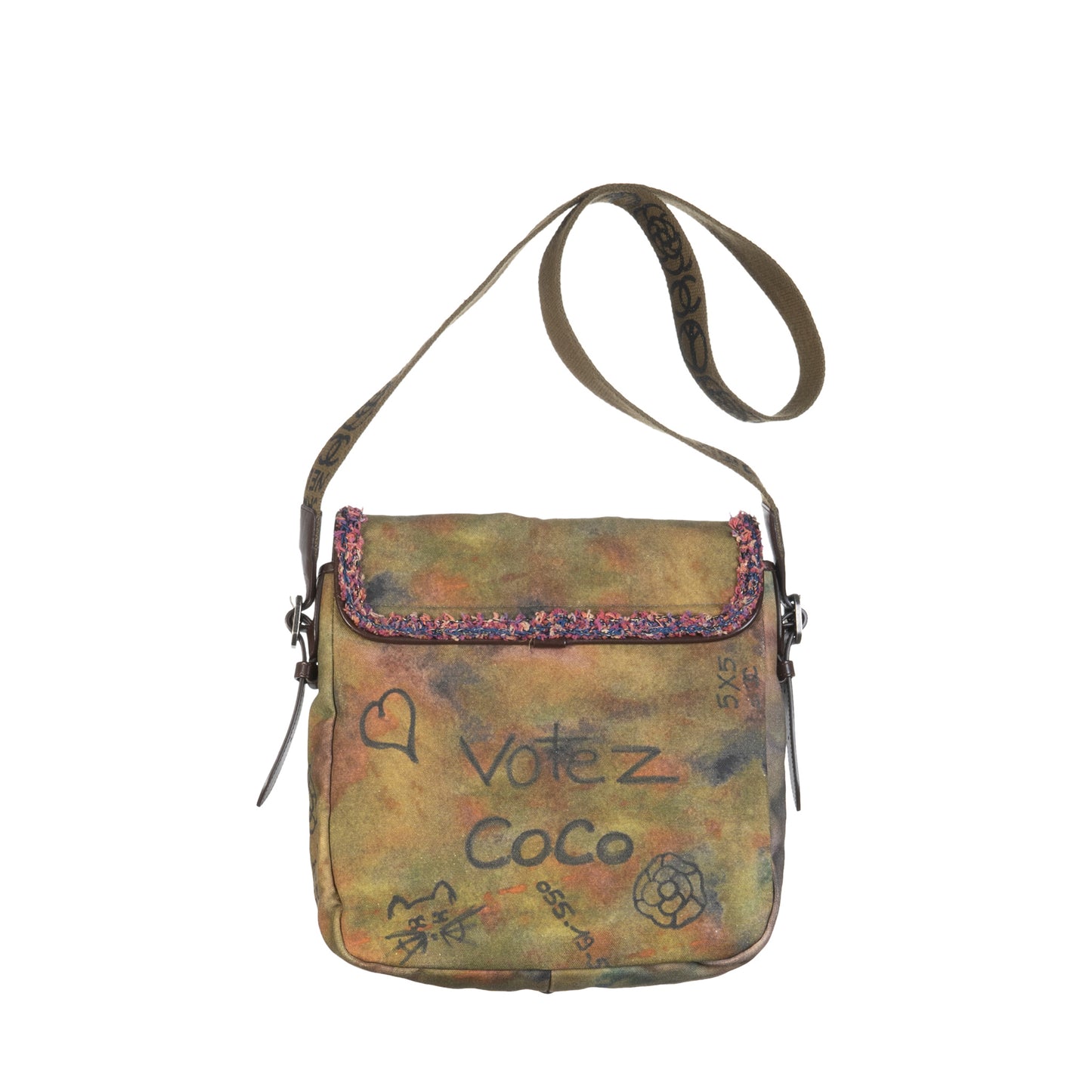 Chanel SS2015 Pavement Graffiti Messenger Bag
