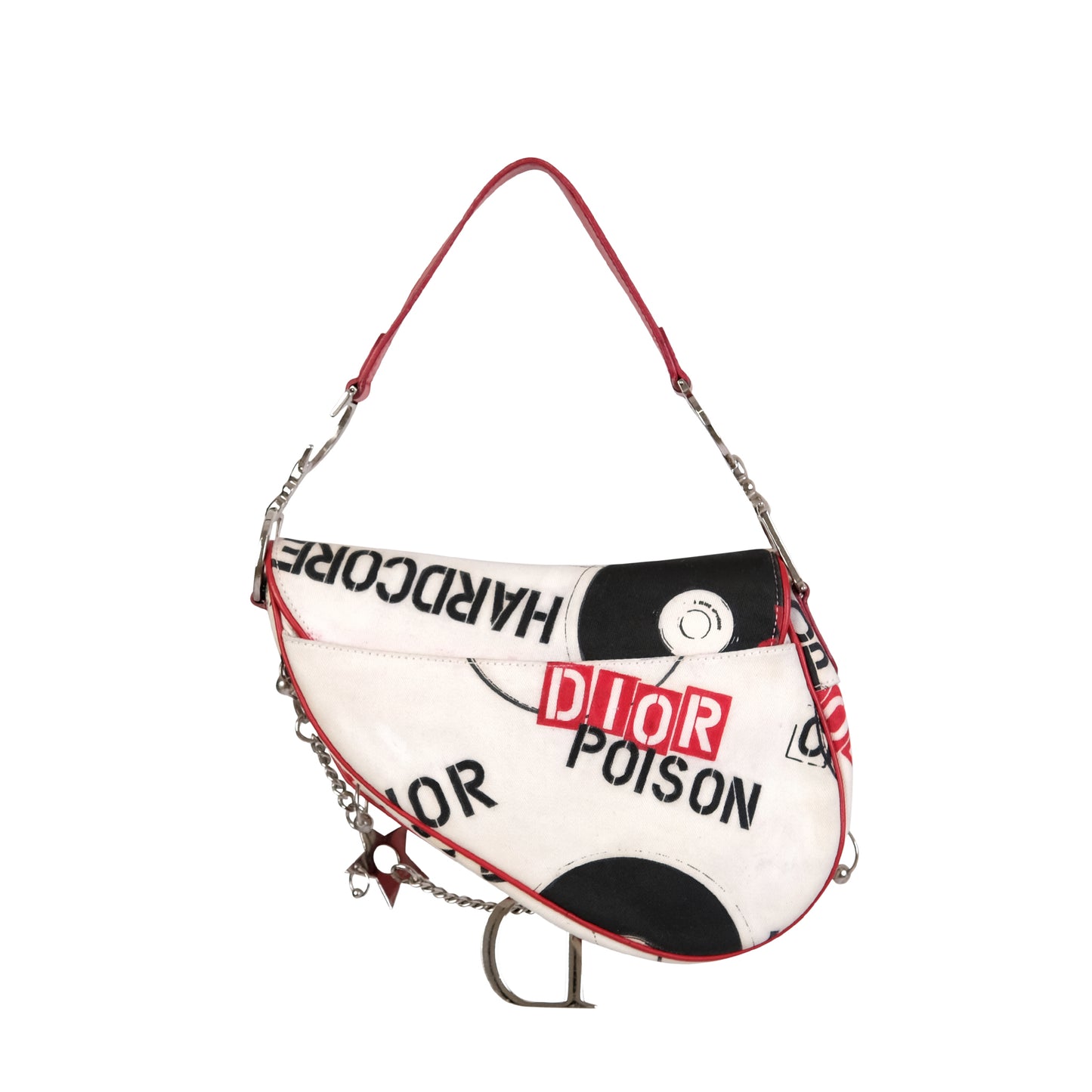Dior SS2004 Hardcore Piercing Saddle Bag