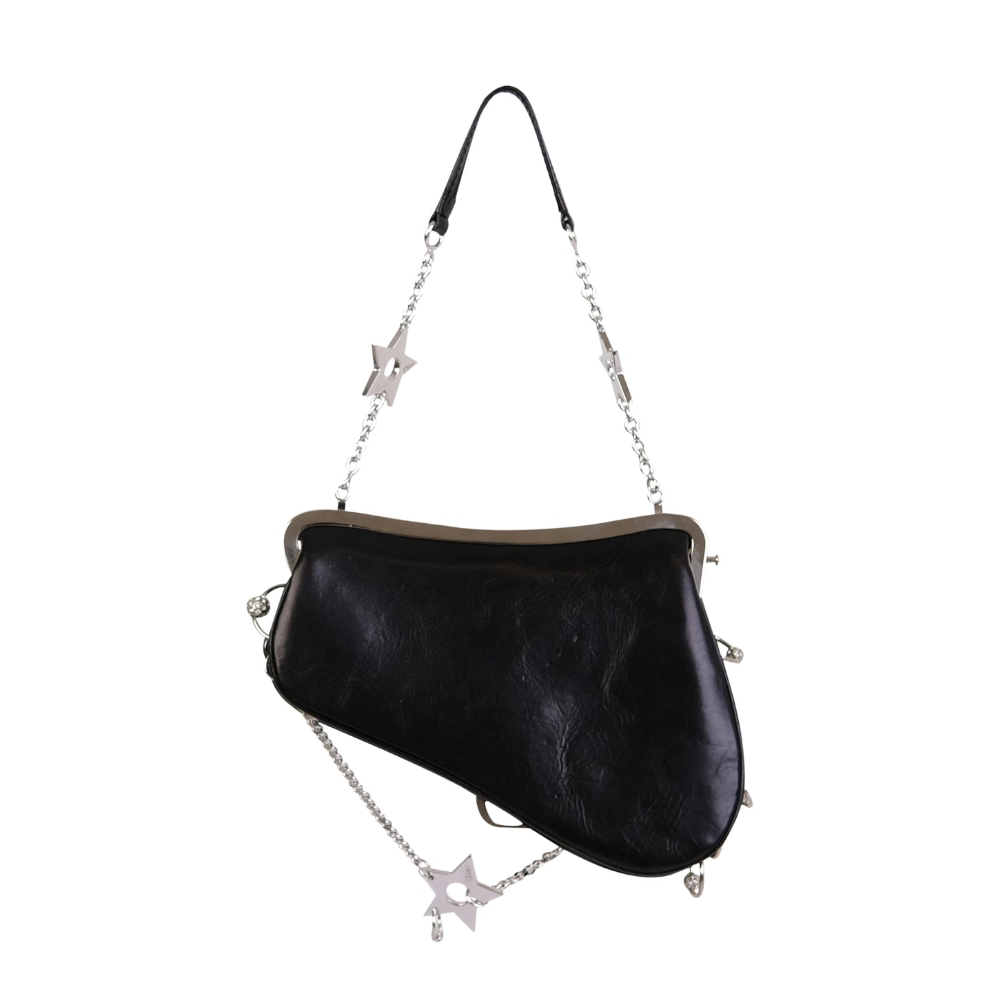 Dior Hardcore Piercing Mini Evening Saddle Bag
