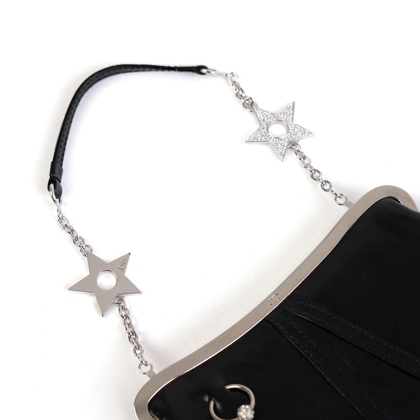 Dior Hardcore Piercing Mini Evening Saddle Bag
