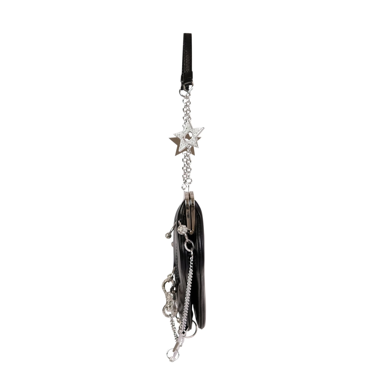 Dior Hardcore Piercing Mini Evening Saddle Bag