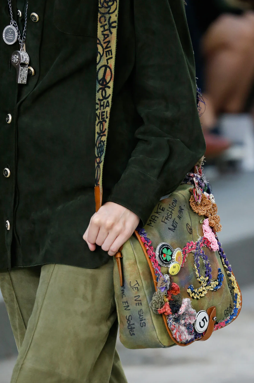 Chanel SS2015 Pavement Graffiti Messenger Bag
