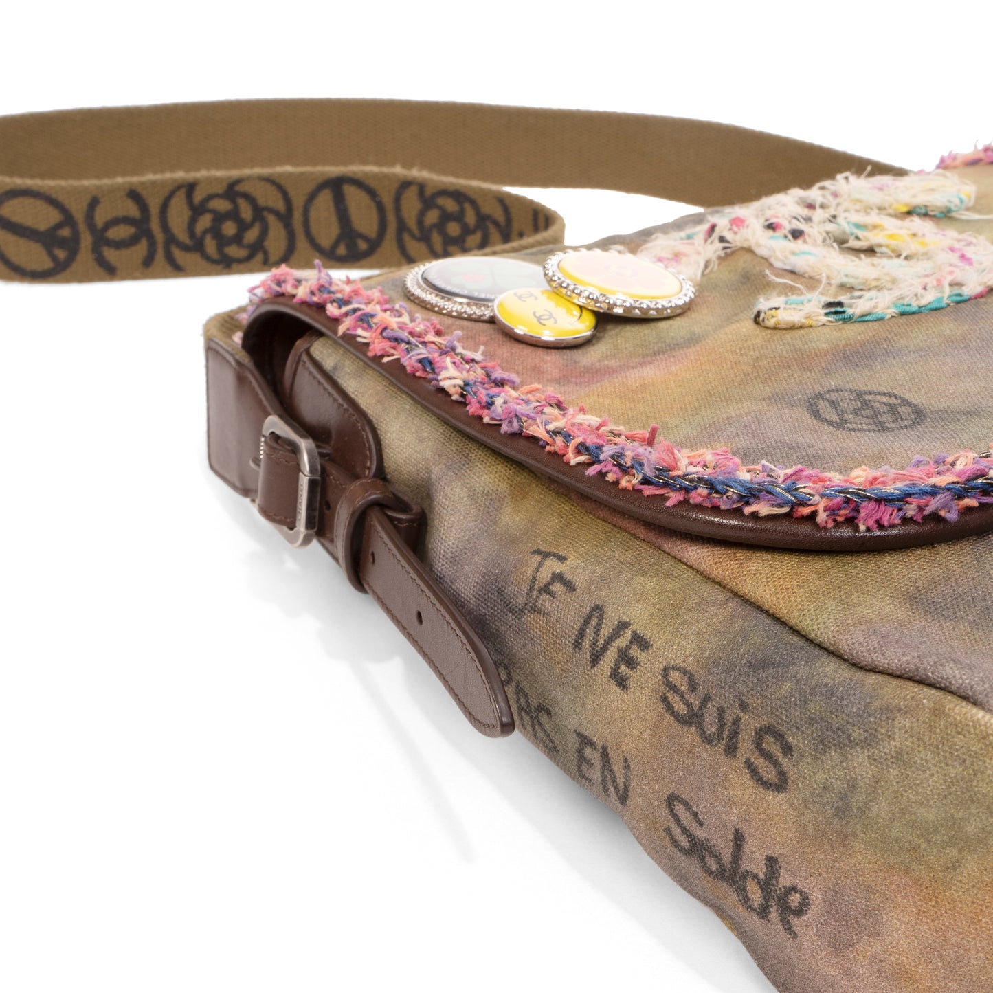 Chanel SS2015 Pavement Graffiti Messenger Bag