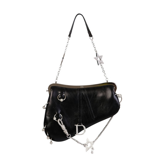 Dior Hardcore Piercing Mini Evening Saddle Bag
